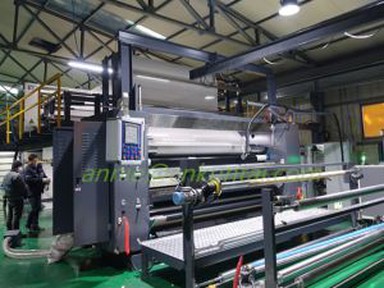 Perdelik kumaş için sıcak eritebilir PUR laminasyon makinesi